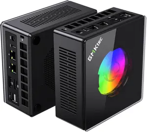 GMKtec Gaming PC, K11 AMD Ryzen 9 8945HS(8C/16T, Up to 5.2GHz), 32GB DDR5 RAM 1TB Mini PC Desktop Computer, Oculink, Dual NIC 2.5GbE LAN, HDMI/DisplayPort/USB4*2