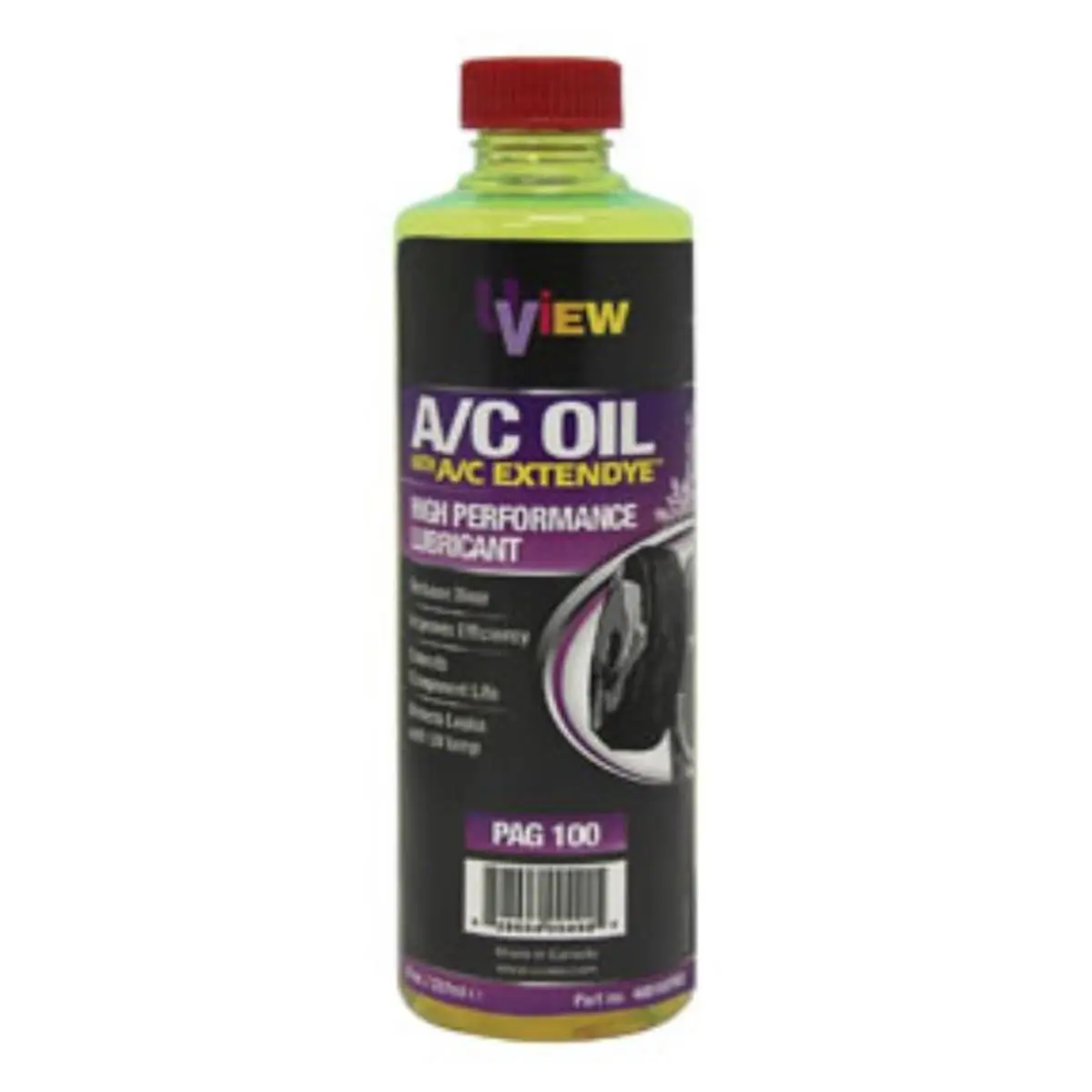 UView 8 oz PAG 100 Oil with AC ExtenDye - Home Needs AC Appliance Part, Includes Superconcentrated UV Dye for Fast Leak Detection