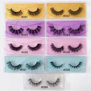 [#93]Handmade Thick 3D Long Eyelash Makeup,Long, curly, soft synthetic false eyelashes