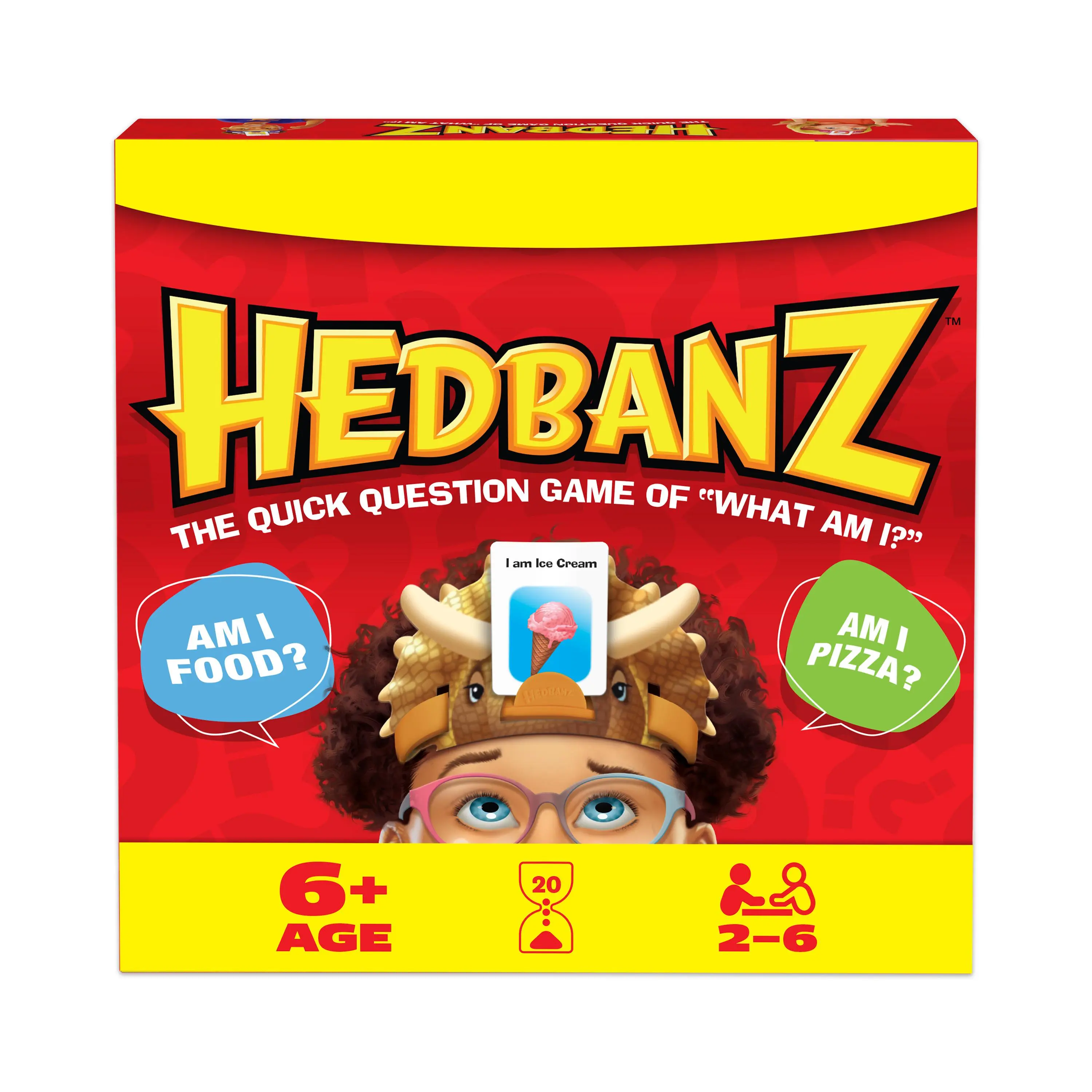 Spin Master Games Hedbanz 2023 Edition - Picture Guessing Board Game with New Animal Cards, Unisex Family & Kids Toy, 2-6 Players, Ages 6+
