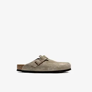 Birkenstock Boston Taupe Suede Clog Men's & Women's