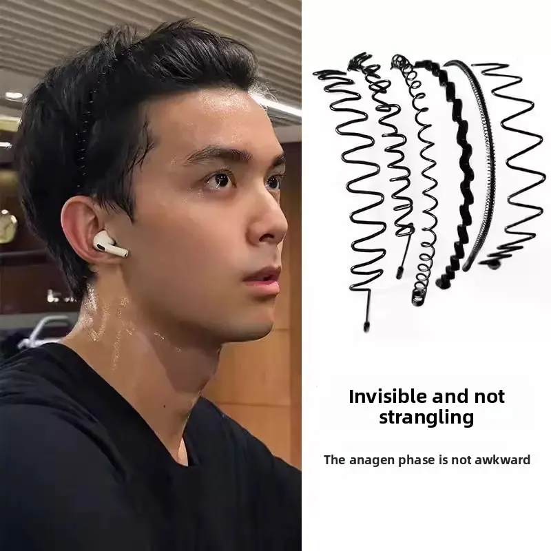 Men’s Invisible Wave Headband – Individually Wrapped, Korean Style, for Slicked-Back Hair, Face Washing & Sports fashionable Men’s Invisible Wave Headband – Individually Wrapped, Korean Style, for Slicked-Back Hair, Face Washing & Sports fashionable