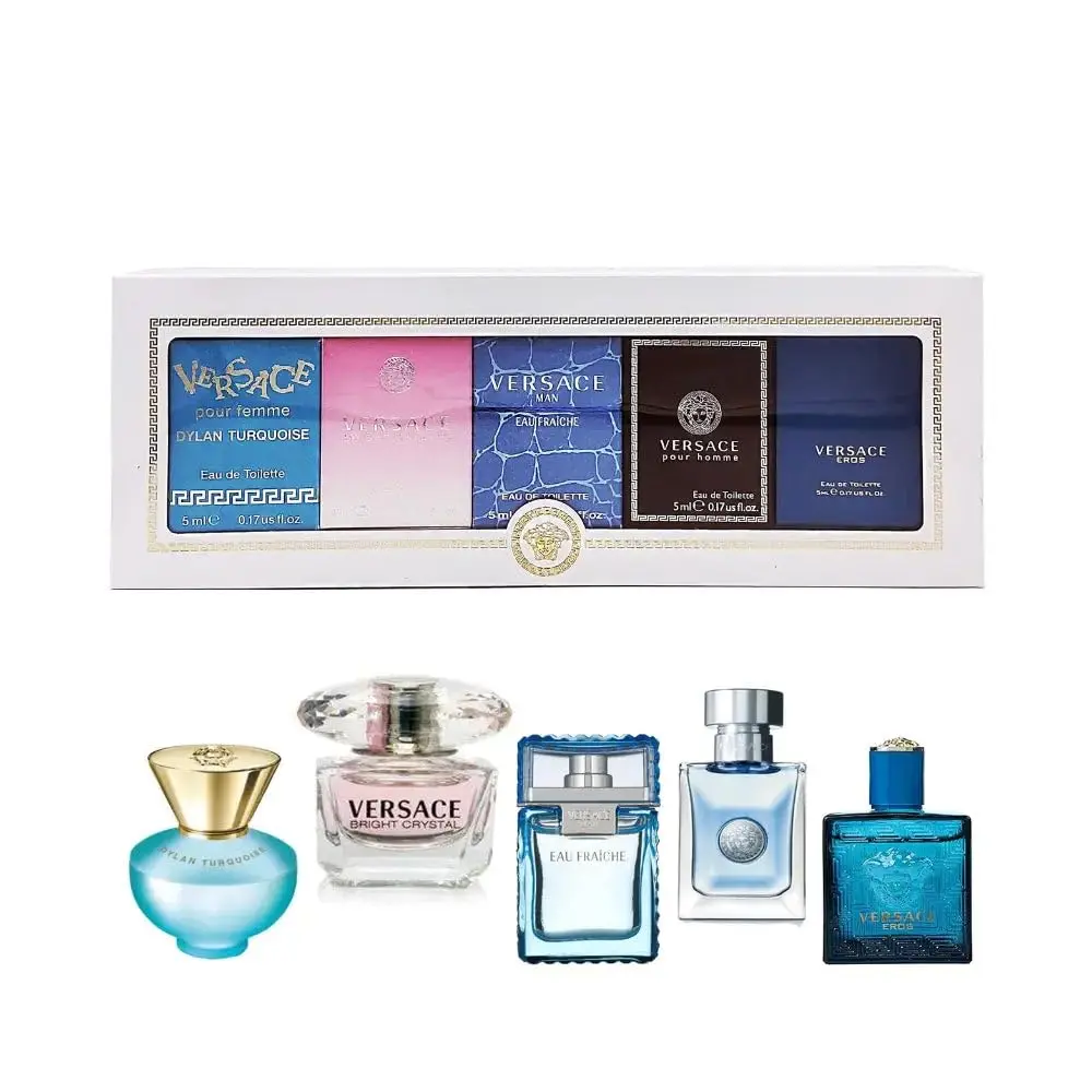 Versace Miniatures Collection by Versace – 5 Pc Mini Gift Set – Unisex Versace Miniatures Collection by Versace – 5 Pc Mini Gift Set – Unisex