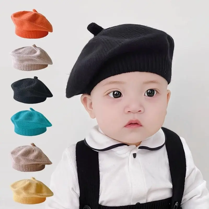 Newborn & Infant Beanie Hat Winter Warm Knitted Beret for Toddlers Unisex Baby Caps for Little Ones Comfortable & Cozy Design