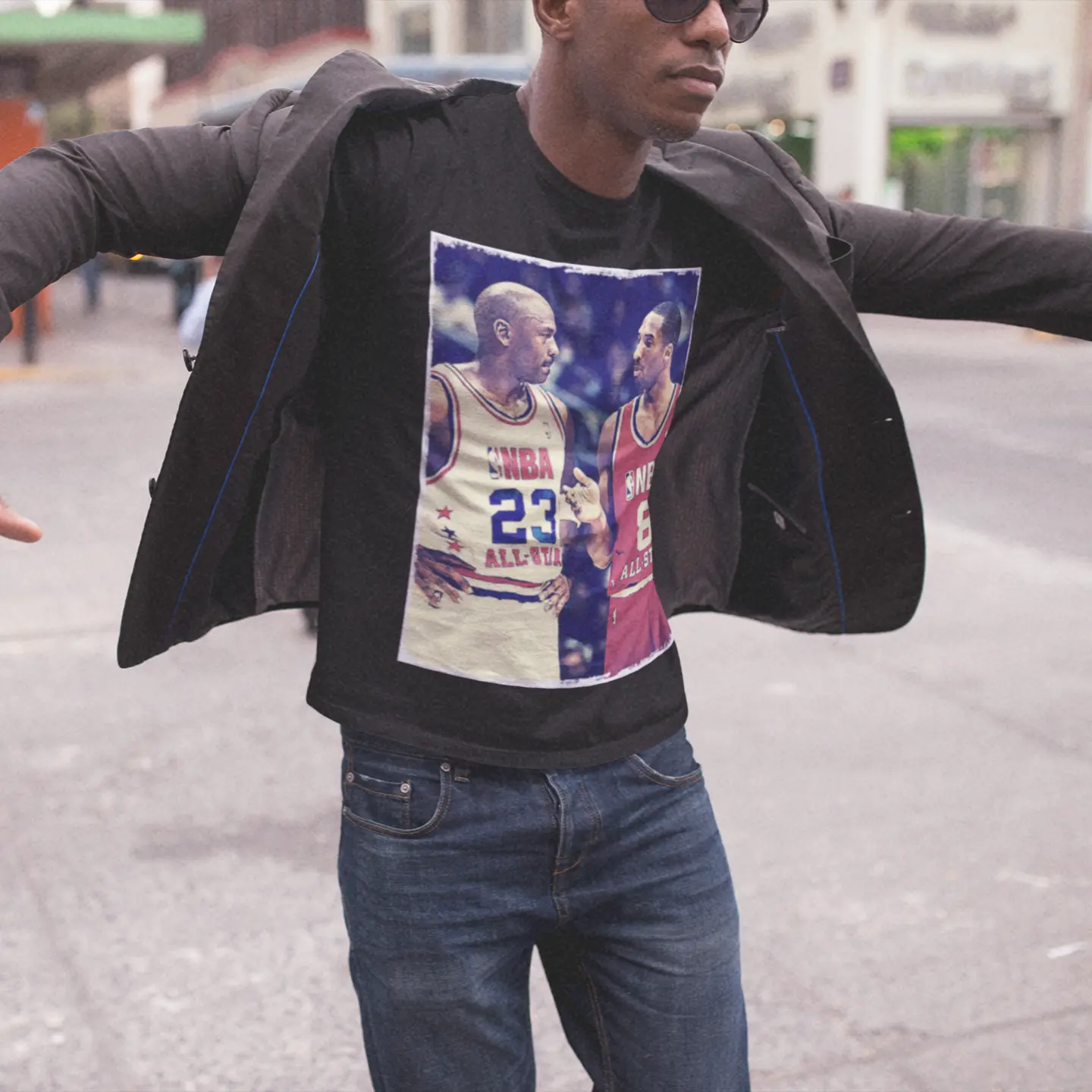 🏀 Basketball Legendary All Stars T-Shirt - Jordan & Kobe Tribute 👑 | Premium Cotton Crew Neck ⭐