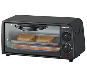 Courant 2-Slice Compact Toaster Oven, Toast, Bake, and Broil