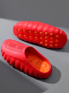 Men's Sport Massage Slide Sandals, Acupressure Foot Relief, Non-Slip Eva Sole, Breathable Mesh, Waterproof, Ideal for Daily Use, Anti Slip Slippers