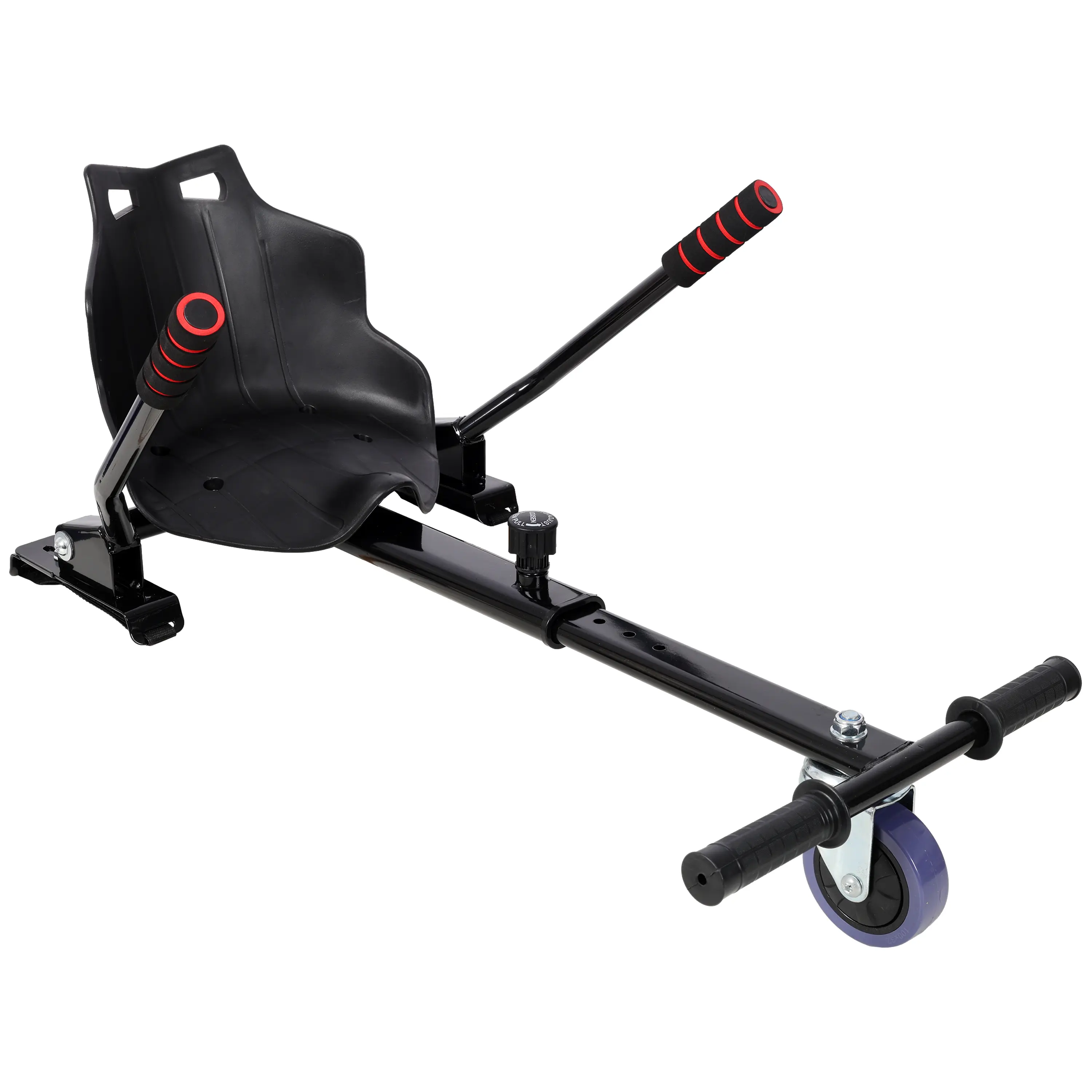 Hoverboard Seat Attachment Go-Kart,Fits 6.5" 8"10" Hoverboards,Sturdy Adjustable Off-Road Frame,Hover Cart for Family Fun,not include Hoverboard,Black