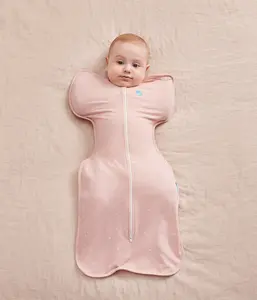 Swaddle Up™ 1.0 TOG Cotton Powder Pink Twinkle