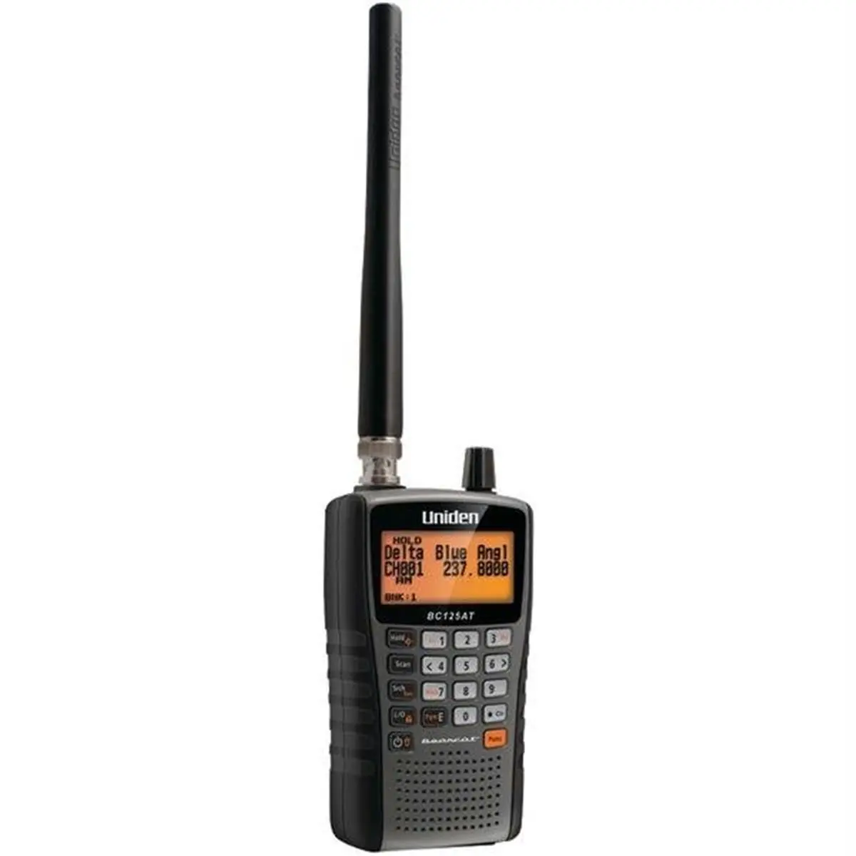 Uniden Bearcat BC125AT Portable Scanner Device, Handheld Office Equipment with Alpha Tagging, Streamlined for Computer & Office Needs, Handheld Scanner