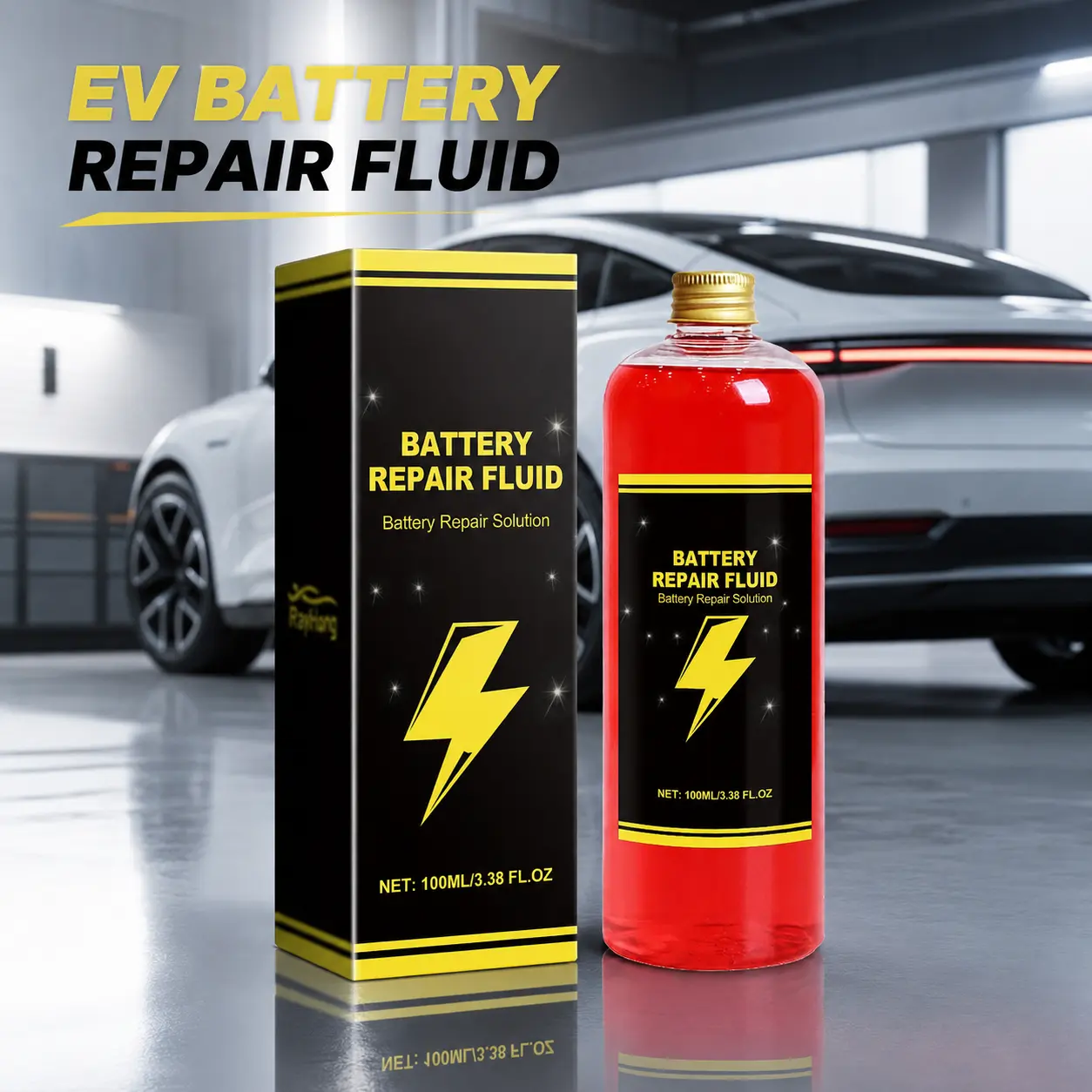 EV Battery Repair Fluid, 100ml Electric Vehicle Battery Maintenance Solution for Internal Deposit Cleaning, Electrode Activity Support, Charging & Discharging Care