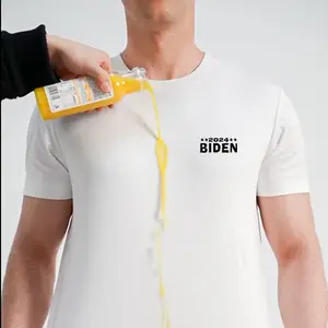 White High Quality Thick Waterproof T-Shirt - Biden (Small)