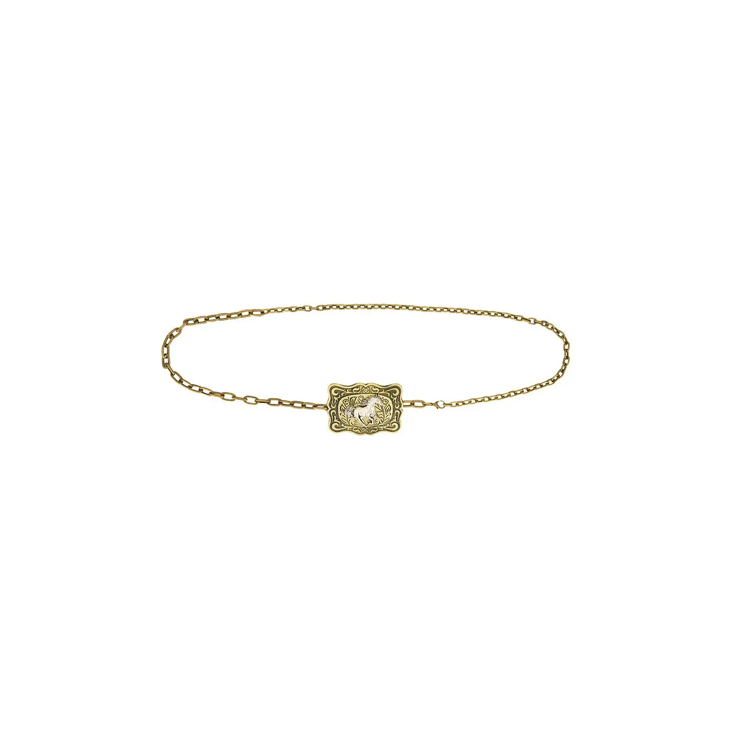 petit moments Rodeo Chain Belt in Gold