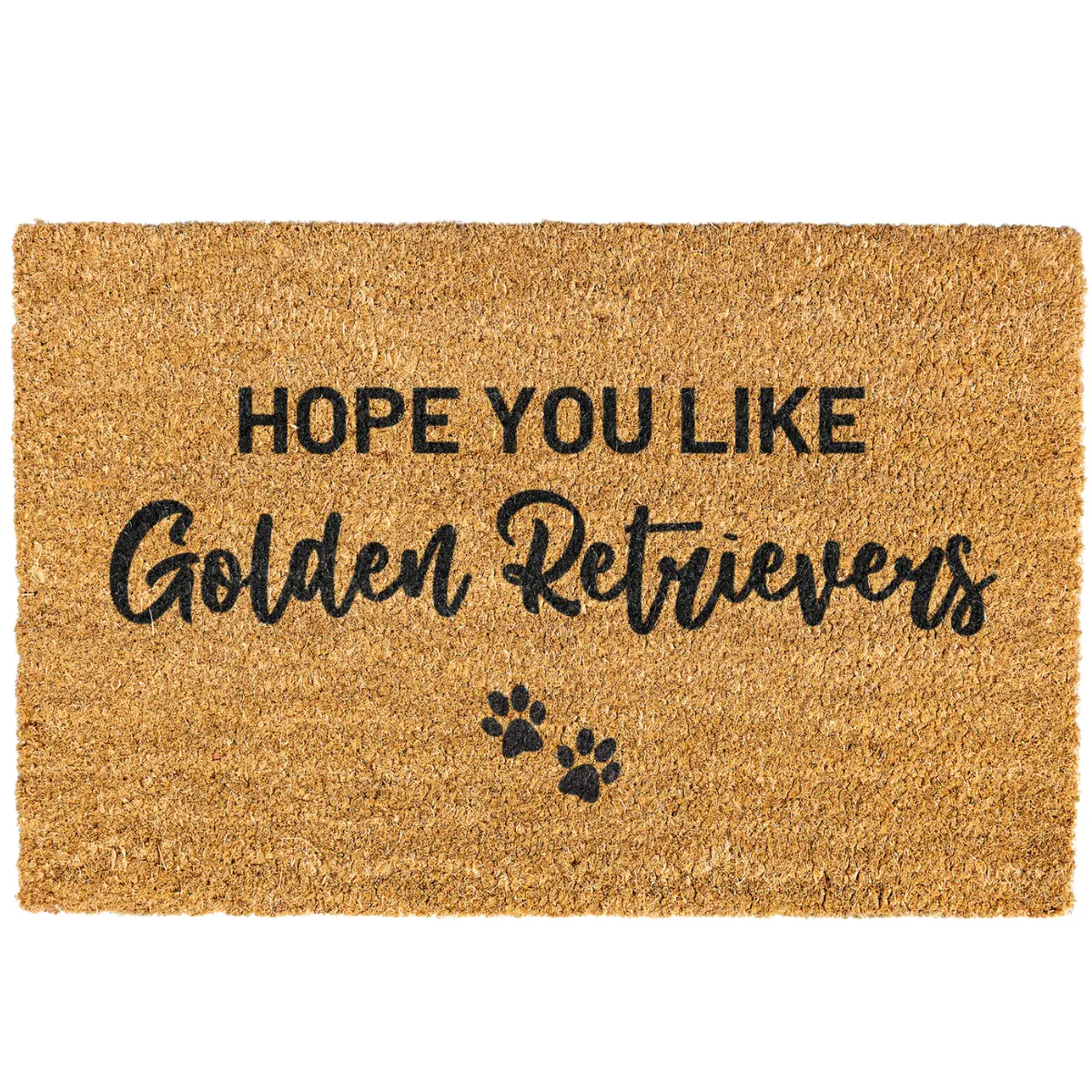 Hope You Like Golden Retrievers Doormat, Funny, Decorative Mat, Coir, Welcome Mat, Non-slip, Indoor, Outdoor