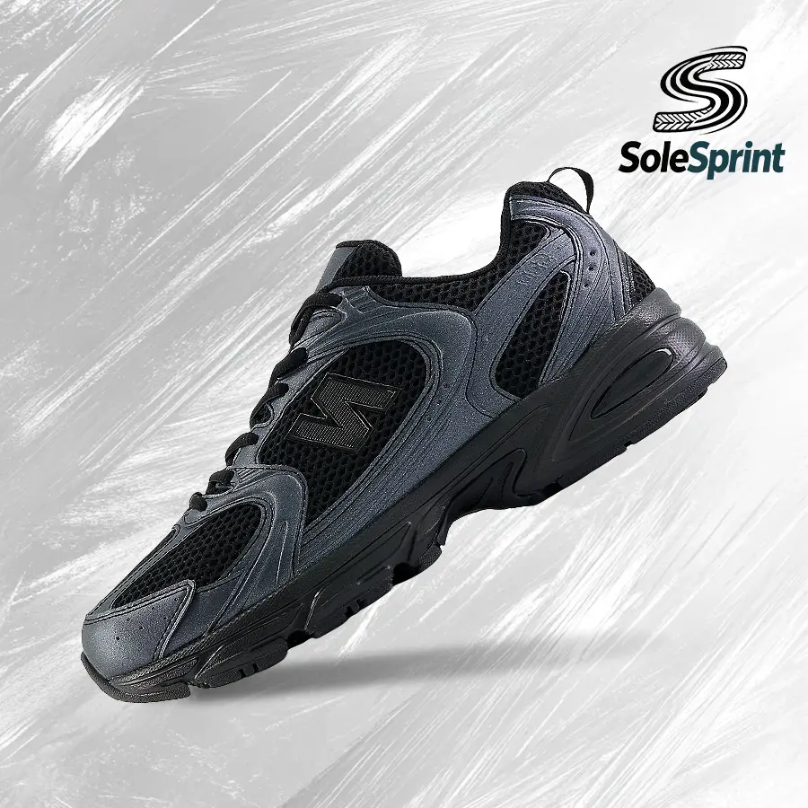 NEW BALANCE 530 MR530PB Athletic Shoes - Unisex Vintage Style Workout Sneakers with Shock-Absorbing Comfort, Black/Grey, Nb 530,back to school,back to school shopping,travel essentials,camping essentials, Gym-Streetwear