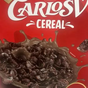 Mexican Carlo V Cereal - Chocolate Flavored Breakfast Cereal for Delicious Snacking