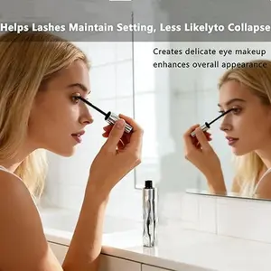 Waterproof Lengthening & Curling Mascara, Mascara Primer, Tubing Mascara Primer, Natural & Smudge-proof, Velvety Lengthening & Long-lasting Curling Mascara, Waterproof & Quick-drying Curling Mascara