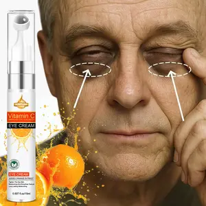 This vitamin C eye cream contains orange extract, vitamin C, retinol, and hyaluronic acid to improve dark circles, firm the skin around the eyes, moisturize and smooth the skin, and provide long-lasting hydration.