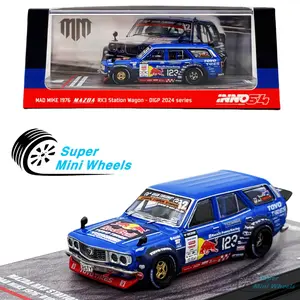 INNO64 1:64 Mad Mink 1976 Mazda RX3 Station Wagon - D1GP 2024 Series