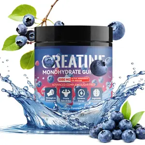 Creatine Monohydrate and Carnitine Gummies for Gain, More Strength and Faster Recovery