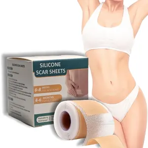 Silicone Patch Roll for Shaping, 1.5 Inch X 60 Inches Silicone Tape, Ideal for Body Contouring & Wrapping, Durable & Flexible Material