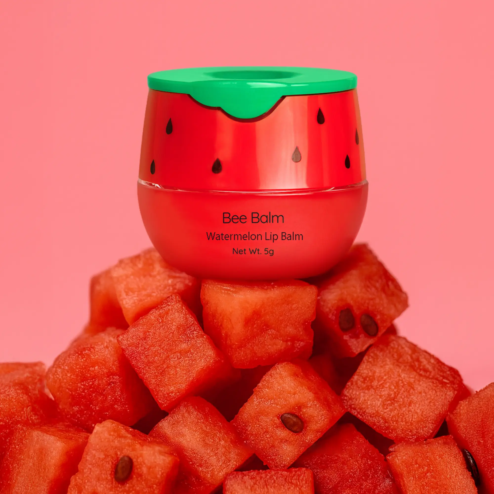 Watermelon Beeswax  Balm – Moisturizing Plumping Lip Gloss Set