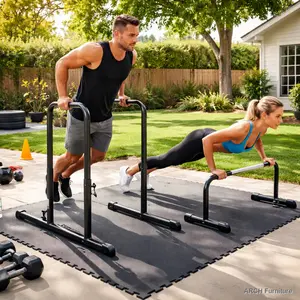 Multi-Function Heavy-Duty Power Tower Workout Machine, Adjustable Home Gym Kit with Pull-Up Bars, Dip Station, Adjustable Height and Push-Up Board, Muscle Exercise Equipment for Fitness Training