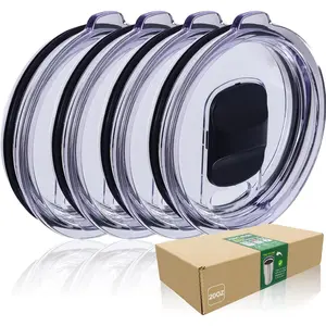4 Replacement  for  Tumblers like   -Spill Proof  for 3.2 Inch Diameter - Tumbler Lid for 20 oz Replacement Lid(Not )