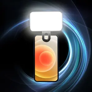 Selfie LED Fill Light, Selfie Ring Light, Three Lighting Modes, Adjustable Brightness, USB Charging, Portable Clip Design, Beauty Lamp for Phone, Computer, Makeup, Smartphone Camera Accessories, Selfie Led Lights