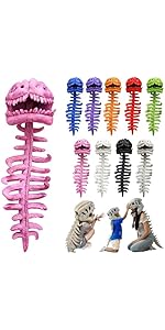 2026 New Dinosaur Skeleton Costume, 3D Spinosaurus Skull Mask & Plush Spine, for Dress-Up Play #HHW