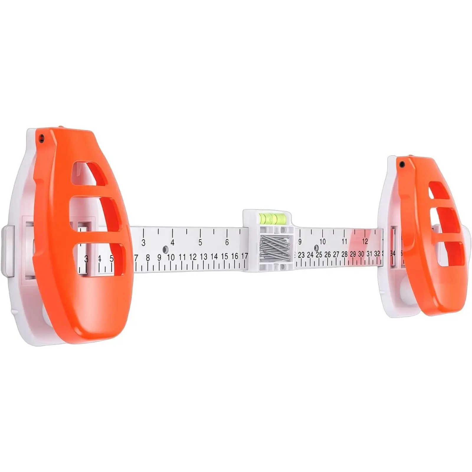 Picture Hanging Tool with Level, Precision Marking, Alignment Ruler, Measuring Tools for Photo Frames, Wall Decor, Mirrors, ABS Wall Friendly DIY Hanger