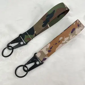 Camouflage Hardware Eagle Mouth Buckle Keychain Clip Carabiner for Leash - Multi-purpose Outdoor Climbing, Everyday Leisure Accessory