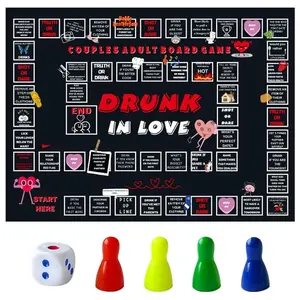 Adult Board Game for Couples, Fun Date Night Card Game with Props, Perfect Party Game for 2+, Modern Design, Hmdreart, Couple Drinking Game