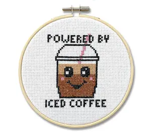 Spot Colors Powered By Iced Coffee Cross StitchKit