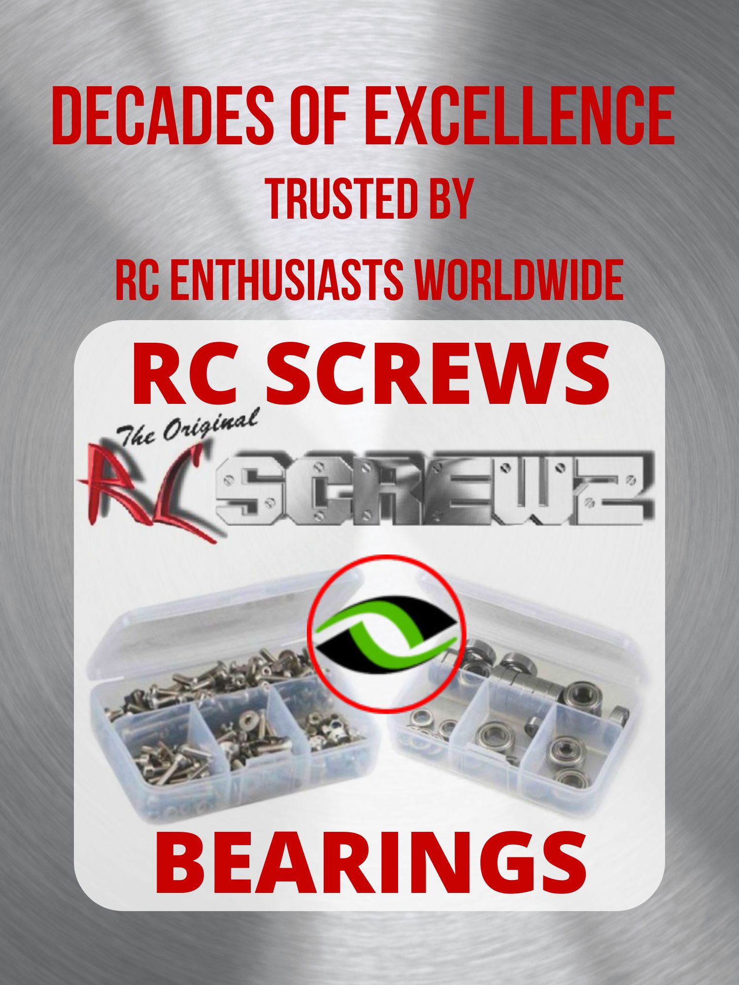 RCScrewZ Metal Shielded Bearings ass098b for Team Associated Reflex 14B 1/14 (#20175/#20175C) | SET