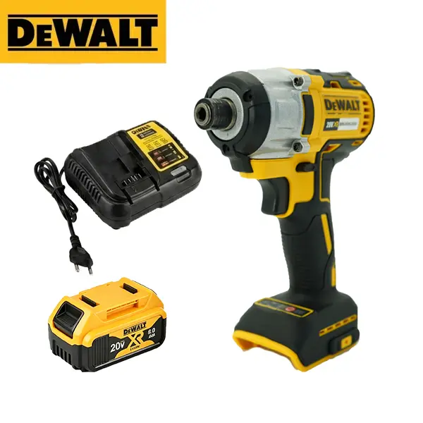 Dewalt DCD887 20V Brushless Cordless Impact Drill - 3250RPM, 1/4-Inch High Torque, Screwdriver Function, Lithium Battery Compatible, for DIY Repair & Home Fix (Tool Enthusiasts’ Pick), Cordless Brushless Tools