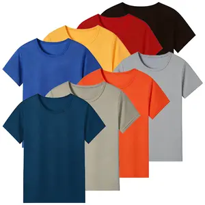 Youth Boys and Girls Athletic Short Sleeve Shirt for Summer Sports and Outdoor Play Loose Fit Durable Washable Non Shrink Fade Resistant Great for Running Football Basketball School Sports Team Training Casual Wear Multi Scene Suitable Activewear