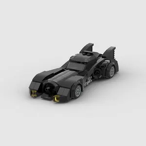 204pcs Bat Shape Racing Car Building Block Toy Set, Adult Creative DIY Modern Armored Car Model Kit, Perfect Gift for Birthday Halloween Christmas