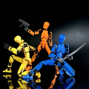 Assembled Upgrade Action Figure: 3D Printed, Advanced Articulation for Dynamic Poses | Personalized DlY Assembly | Premium ABS & PLA, ldeal Animation & Collector's ltem (Assembled, Includes 12 Exquisite Weapons )