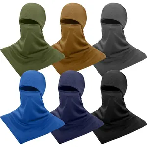 6Pcs Balaclava Face Cover Ski Mask Cover Long Neck Covers Summer Face Cover Neck Protector UV Protection for Men Women