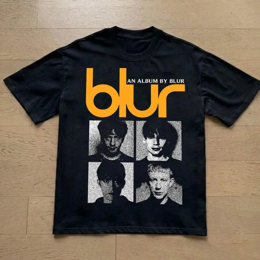 Vintage Blur Band T-Shirt, Britpop Rock Graphic Tee, Unisex Heavy Cotton Shirt
