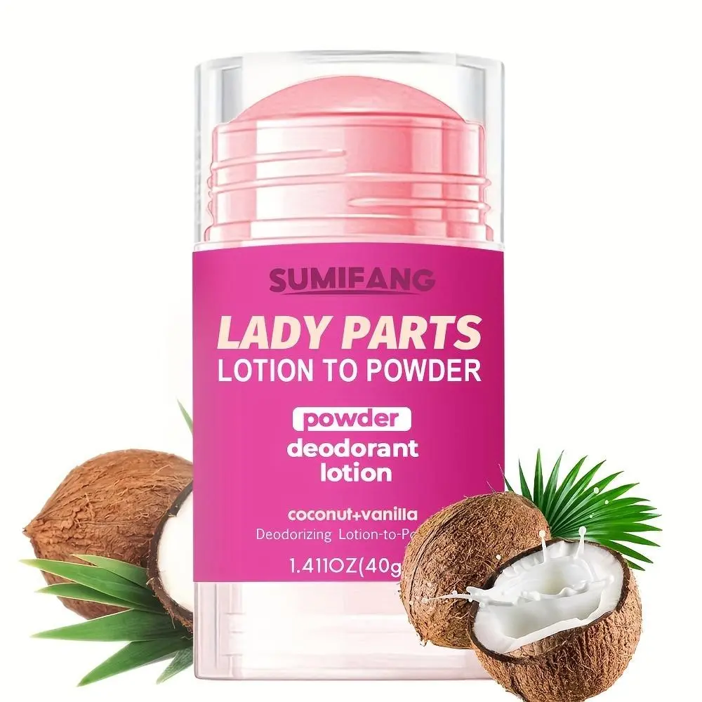 Women's Body Deodorant, Deodorant Body Care, Body Odor Remover, Aluminum-Free, Baking Soda-Free, 72-Hour Odor Control, Sweat Odor Control, Smooth Solid Stick, Prevents Friction, No-Wash Formula, 40g