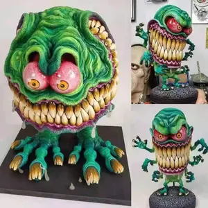Halloween Large Mouth Monster Resin Decoration Figurine, Home Decor Design, Alien Ornament, Decorative Ornaments, Cross-Border Halloween Gift Idea