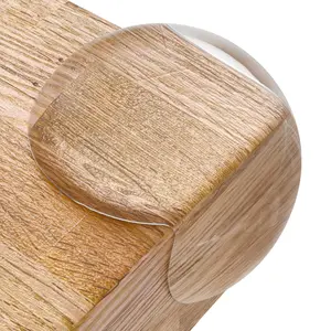 12 Pack Clear Silicone Corner Protectors for Furniture, Cute Shape, Soft & High Elasticity, Waterproof & Oil-Resistant, Easy to Install