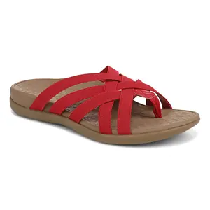 Vionic Woven Stretch Gore Thong Sandals - Tia