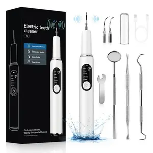 CURVY MOON Teeth Cleaner Kit electric toothbrush Portable Oral IrrigatorWaterproof Teeth Cleaner, 5 Modes Teeth Cleaning Tool for Home & Travel,Water Flosser for Teeth tooth cleaning kit teeth flossing electric teeth cleaner electric water flosser