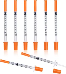 1ml Precision Pet Oral Syringes 31G 1/2 Inch, Gentle Nursing Tool, 25 Pack