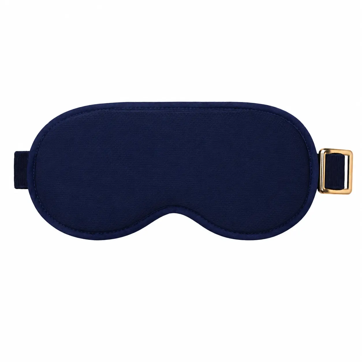 Lune Ritual Weighted Sleep Mask — Cooling Dual-Sided Blackout Eye Mask with Hidden Gel Pocket & Adjustable Gold Buckle Calming