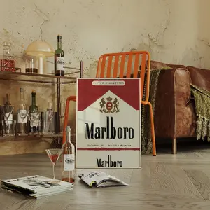 Vintage Marlboro Print Kitchen Poster