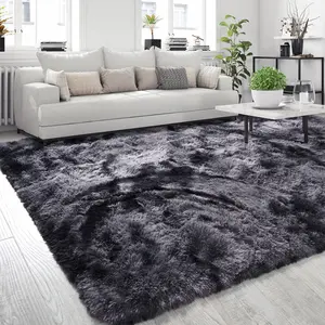 Fluffy Bedroom Rug , Big Soft Washable Non-Slip Carpet | Living Room, Nursery & Indoor Spaces | Adds Comfort & Style to Home Decor,4x6,3x5,5x8,6x9,7x10 Feet
